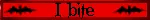 (image id:) a red blinker that says "vampires pls interact" (end id.)